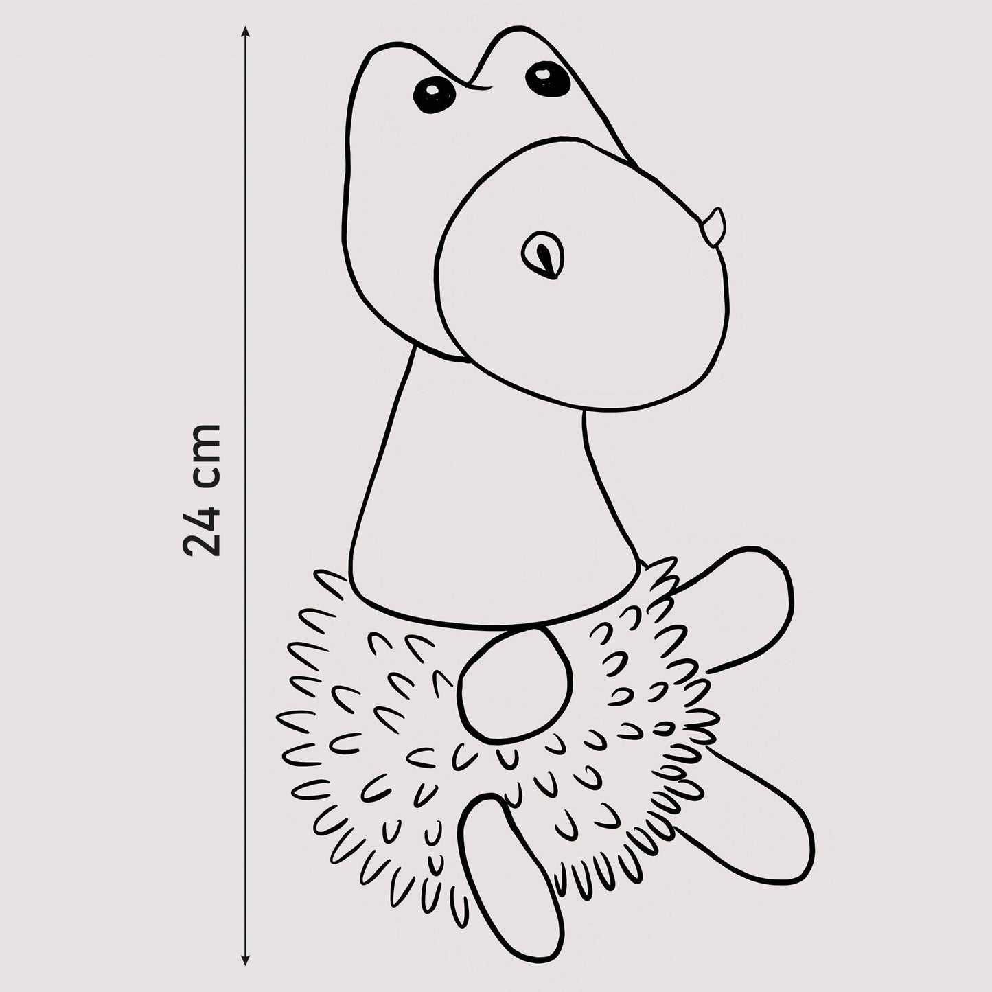 Jouet pour chien ne&no® Dino - avec couineur et picots