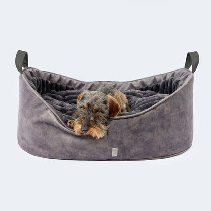 Lit douillet de luxe pour chien - Lit pour teckels et petits chiens
