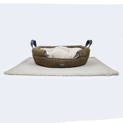 Tanière pour chien et lit pour chien Alpine olive