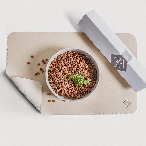 Set de gamelle en cuir vegan