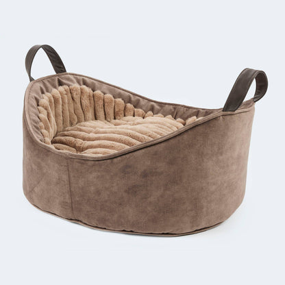 Lit douillet de luxe pour chien - Lit pour teckels et petits chiens