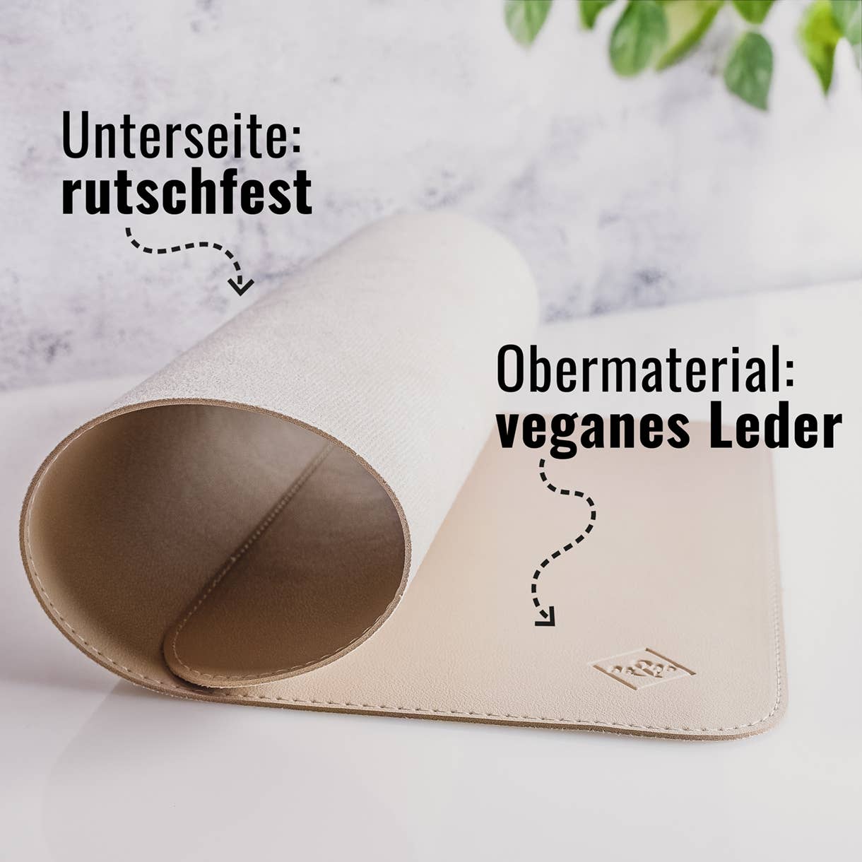 Set de gamelle en cuir vegan