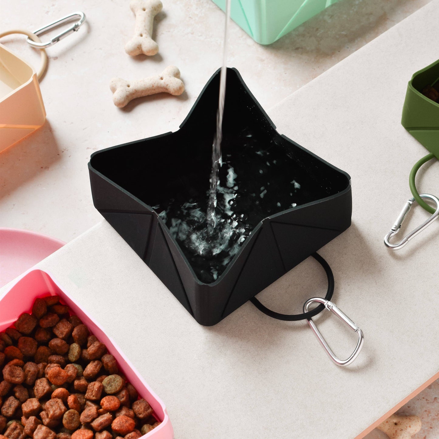 Bol de voyage pliable - Noir