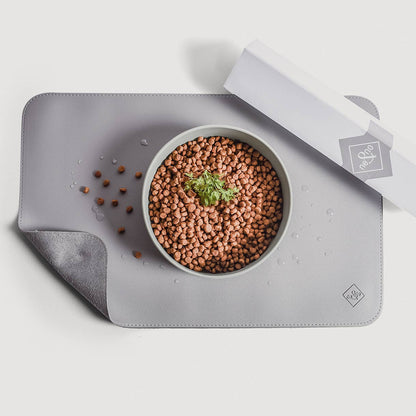 Set de gamelle en cuir vegan