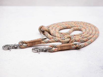 Laisse pour chien Dew en cuir Fawn Berry