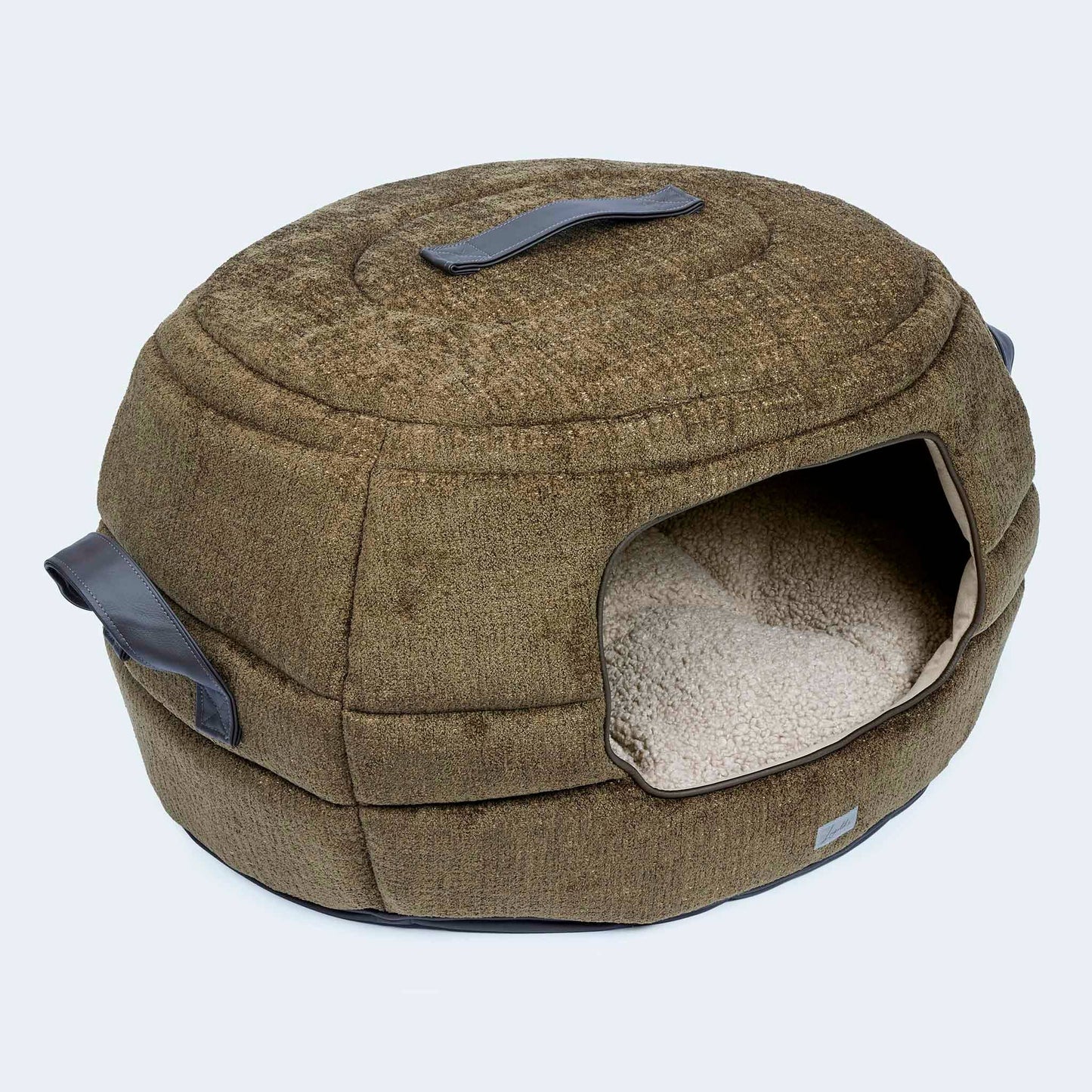 Tanière pour chien et lit pour chien Alpine olive