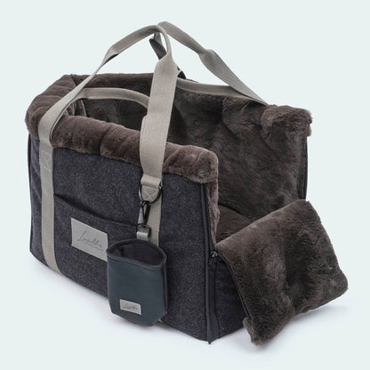 CosyBag Kitzbühel - Sac pour chien en loden pour teckels et petits chiens