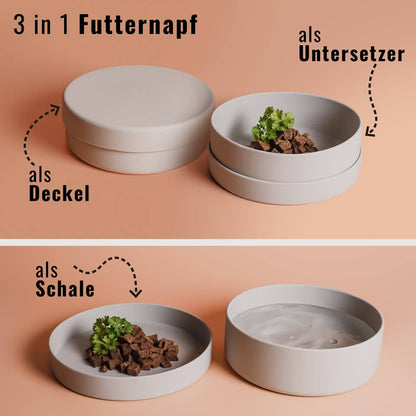 Gamelle en silicone avec couvercle