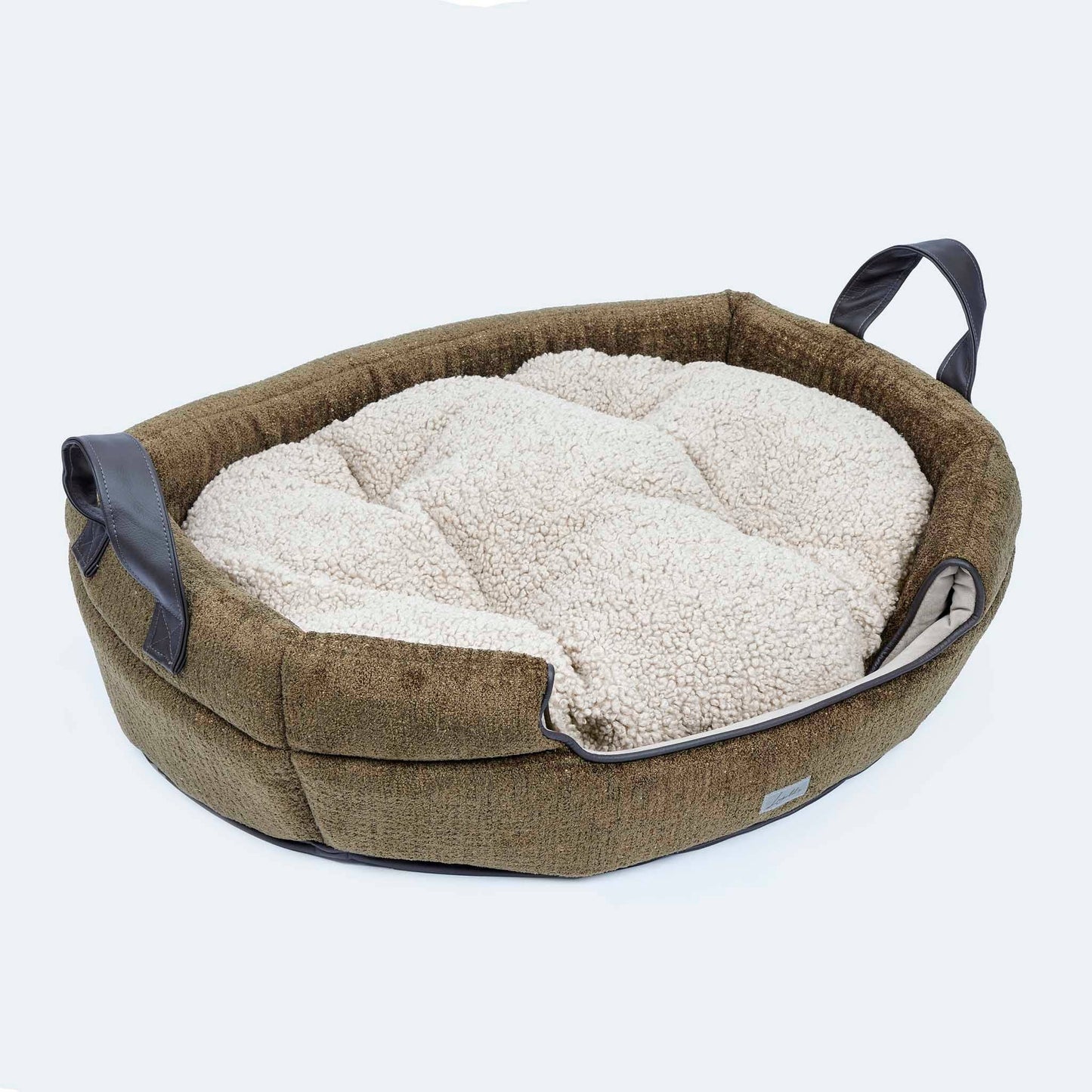 Tanière pour chien et lit pour chien Alpine olive