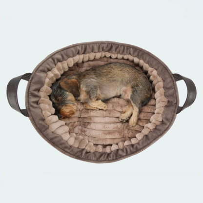 Lit douillet de luxe pour chien - Lit pour teckels et petits chiens