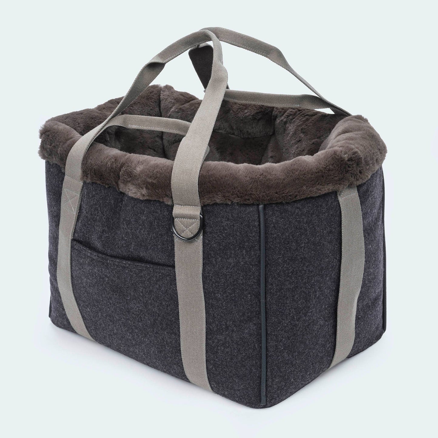 CosyBag Kitzbühel - Sac pour chien en loden pour teckels et petits chiens