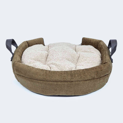 Tanière pour chien et lit pour chien Alpine olive
