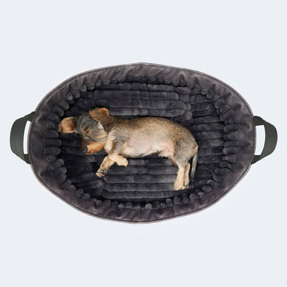 Lit douillet de luxe pour chien - Lit pour teckels et petits chiens