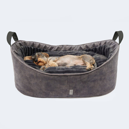 Lit douillet de luxe pour chien - Lit pour teckels et petits chiens