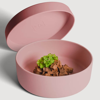 Gamelle en silicone avec couvercle