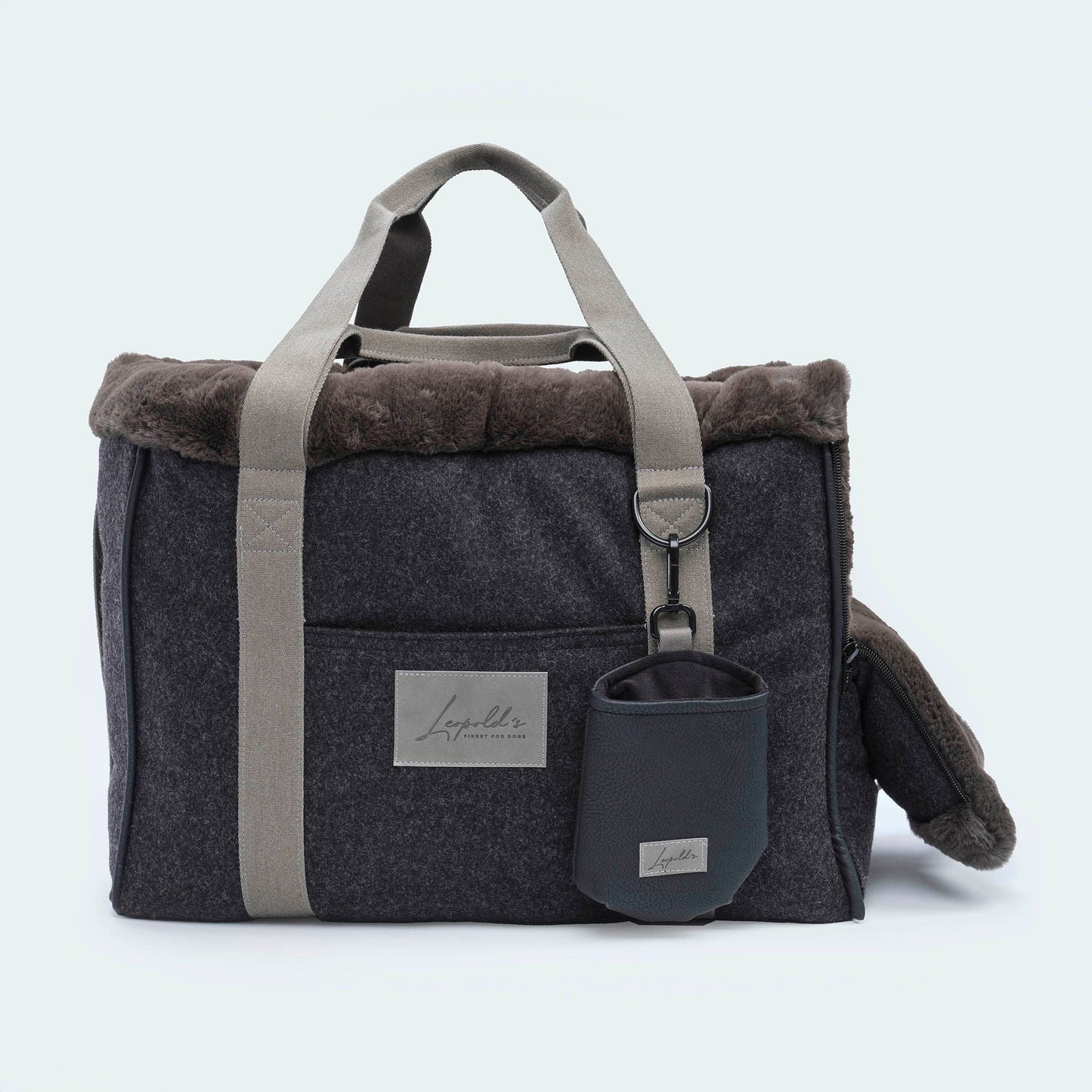 CosyBag Kitzbühel - Sac pour chien en loden pour teckels et petits chiens