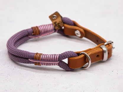 Collier rose mauve Twist Tau