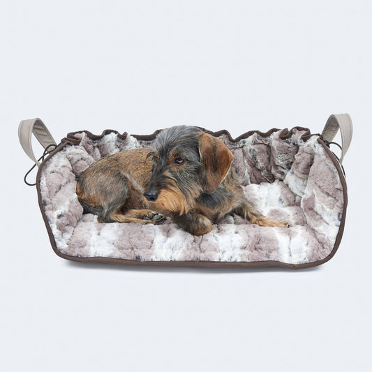 Coussin pour chien CosyCloud en imitation lynx