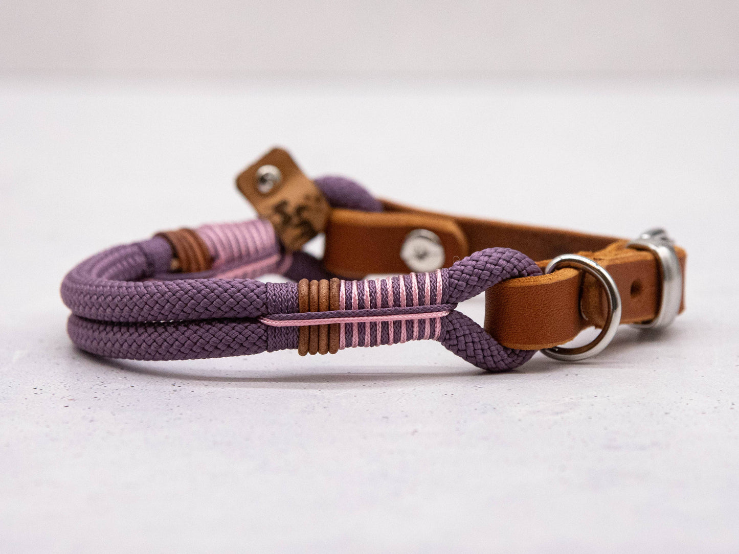 Collier rose mauve Twist Tau